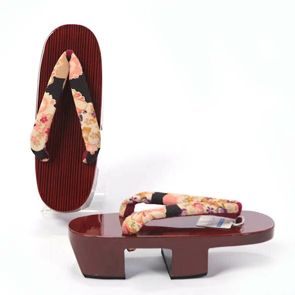 桐 下駄 サンダル サンダル レディース 朱塗り 下駄 浴衣 痛くない おしゃれ 下駄 履物 草履 きもの山喜