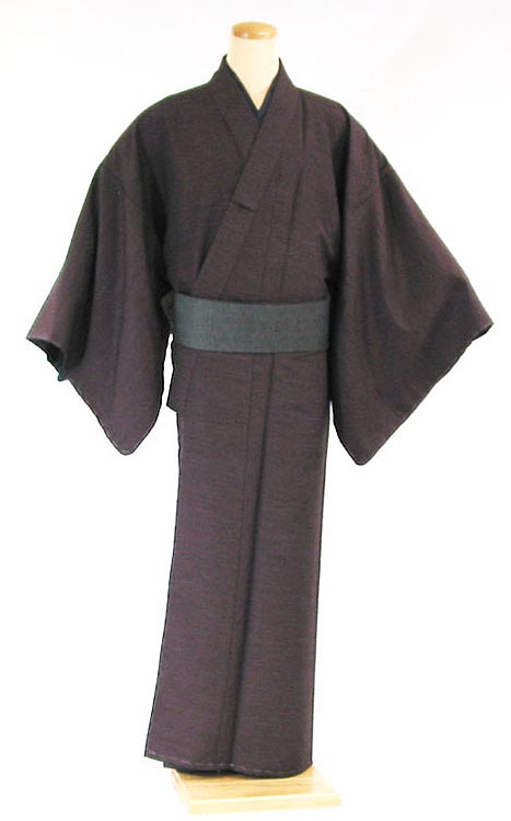 男の着物 きもの道楽 洗える紬風おしゃれきもの 単品｜きもの山喜