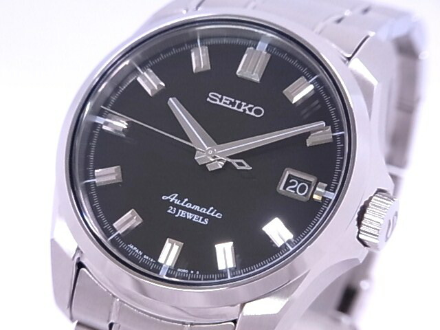 pawnshop yamaki seiko seiko sarb021 6r15 mechanical ss black dial