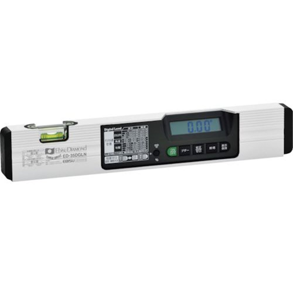 エビス デジタルレベル [計測用品 水平器 水平 垂直 角度 勾配 測定] ED-35DGLN