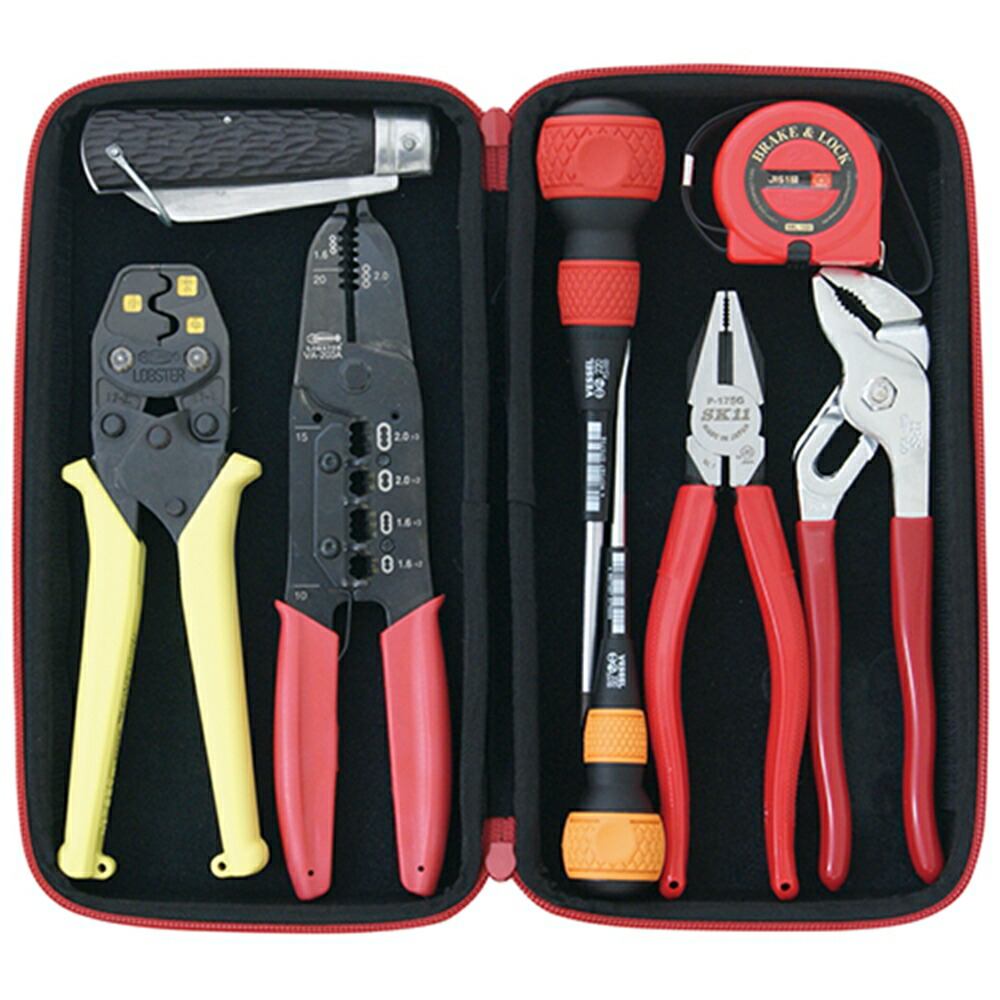 8040円 今ダケ送料無料 8040円 期間限定で特別価格 SK11 電気工事士技能試験工具セット SDK-9TC