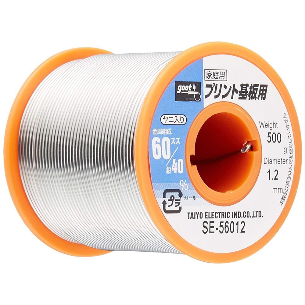 goot グット 太洋灯し火製作 刷り上げる基板用木管巻はんだ 500g入り口・入口 SE-56012