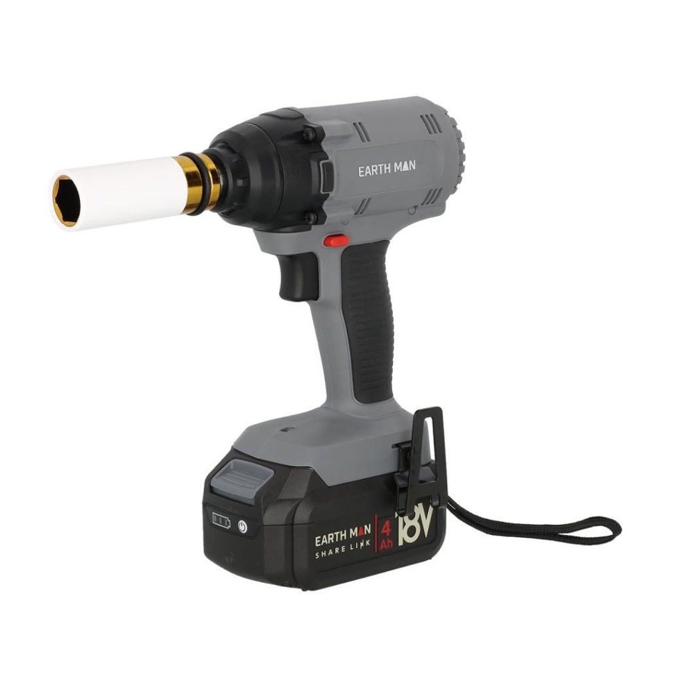 高儀 EARTH MAN SHARE LINK 18V充電式インパクトレンチ[電動工具 ボルト ナット 締め付け 緩める] SL-IW200-AS