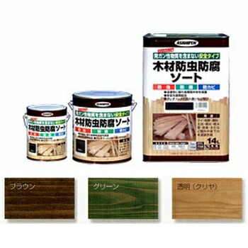 アサヒペン 木材防虫防腐ソート 2.5L