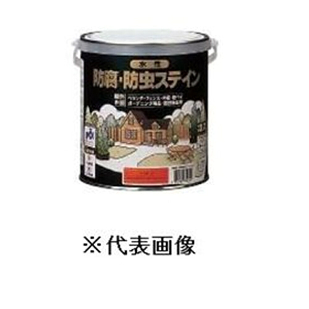ロックペイント 水性防腐・防虫ステイン（ホワイト） 【4L】