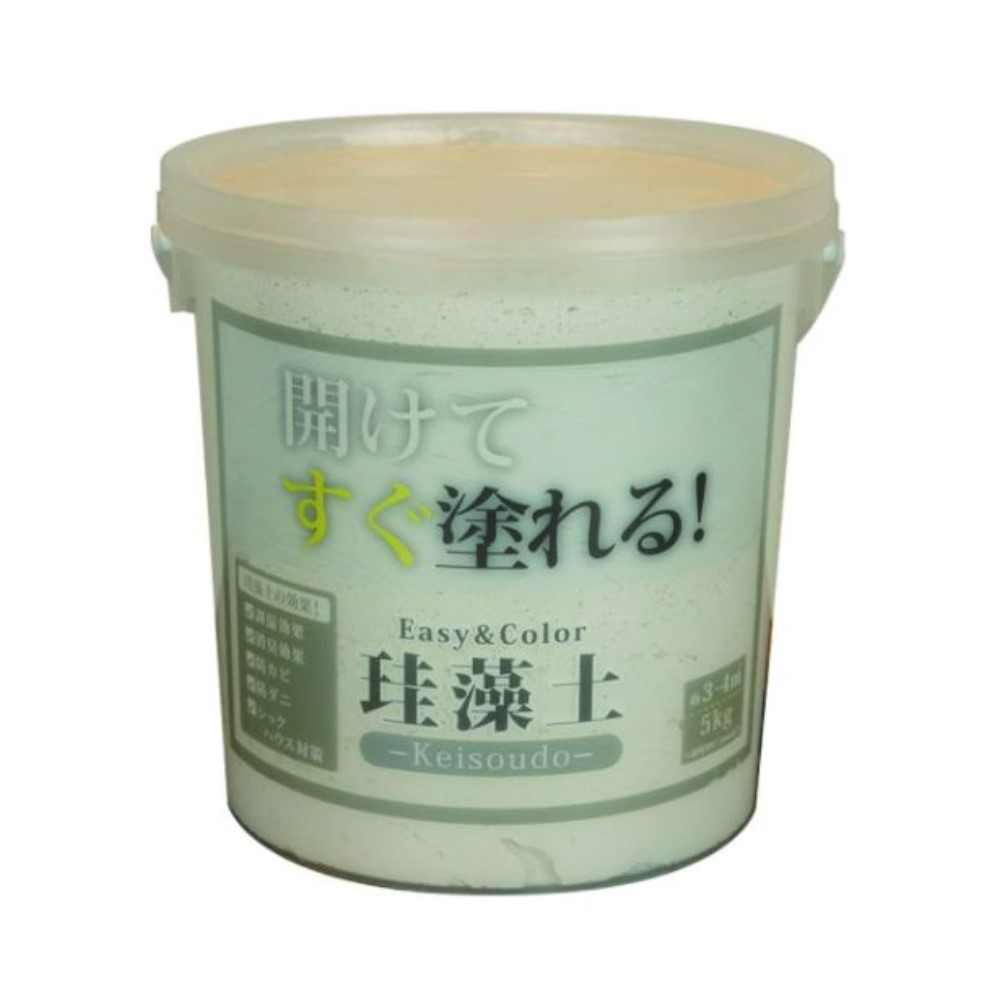 ワンウィル Easy&Color 珪藻土 [ホワイト] 5kg