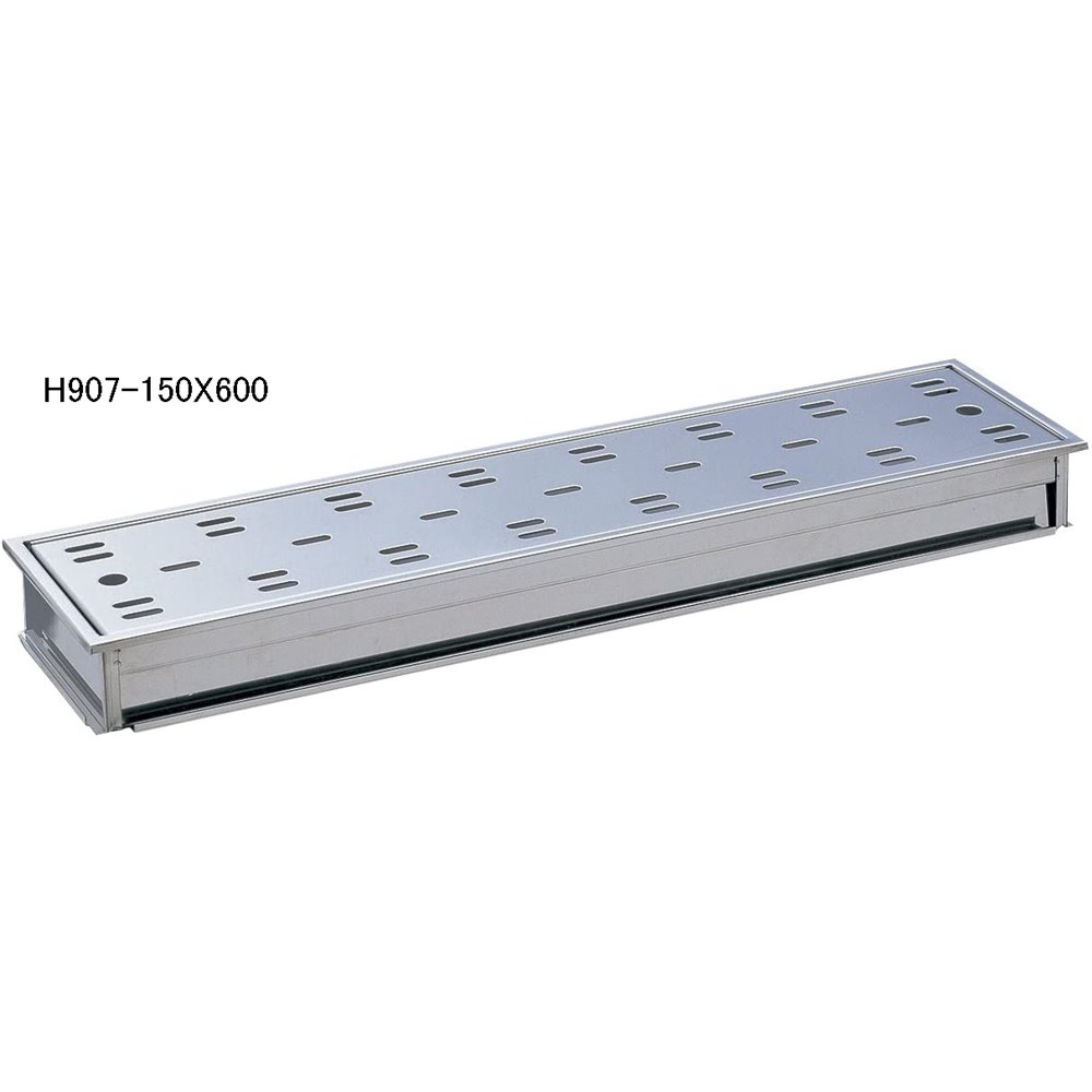 SANEI 排水溝(バスルーム用) 148×598mm [排水用品 浴室] H907-150X600