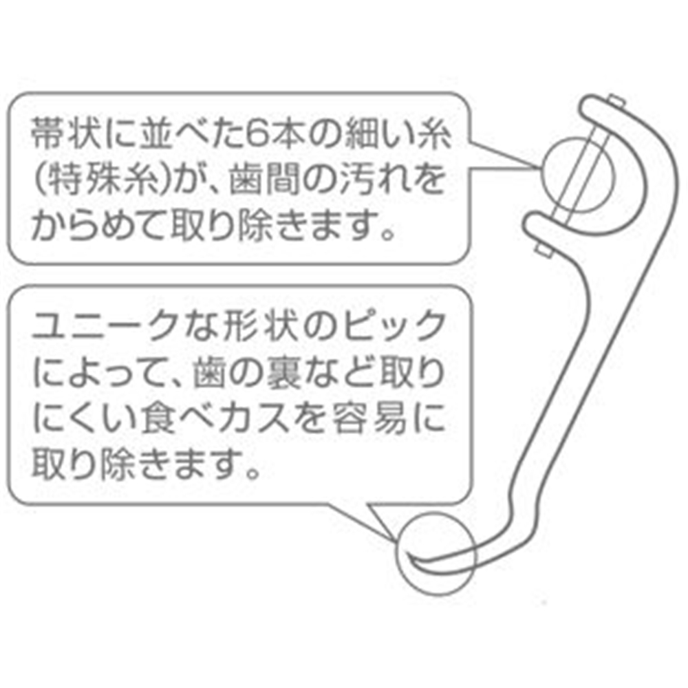 22春夏新色 小林製薬 糸ようじ しっかりとれる6本糸 歯みがき フロス デンタルケア 歯垢 食べカス 60本入 Qdtek Vn