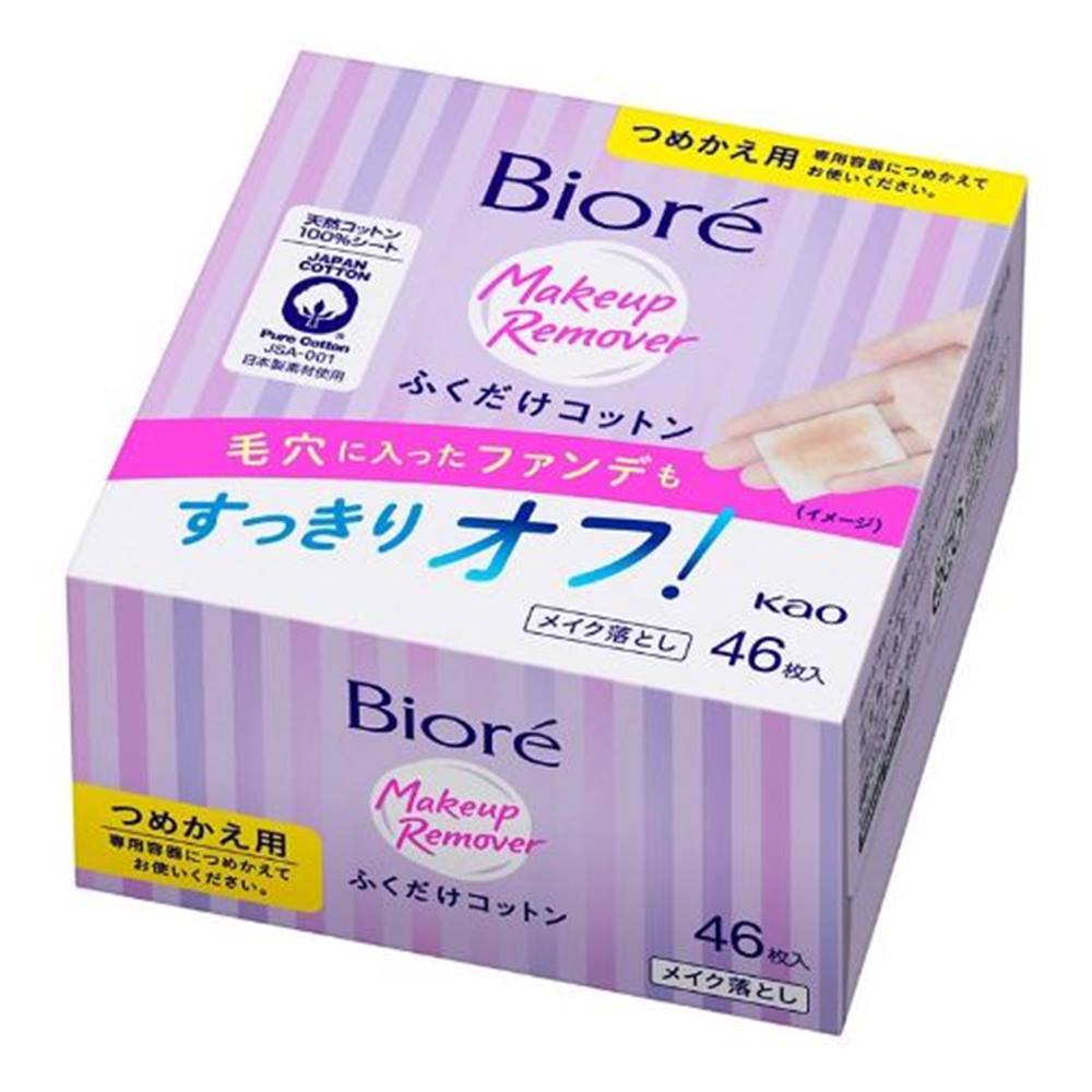 楽天市場】ビオレ メイク落とし ふくだけコットン うるおい