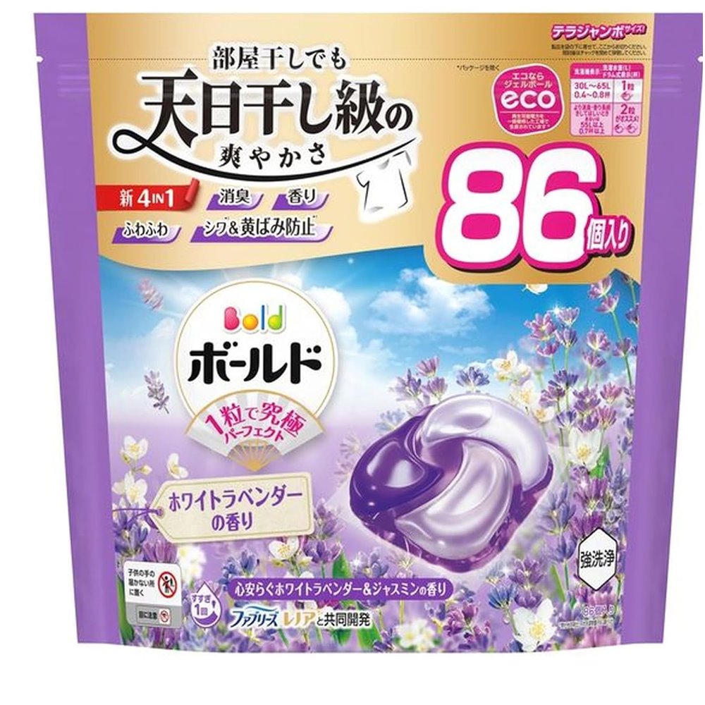 楽天市場】P&G ボールド ジェルボール 4IN1 心安らぐホワイト