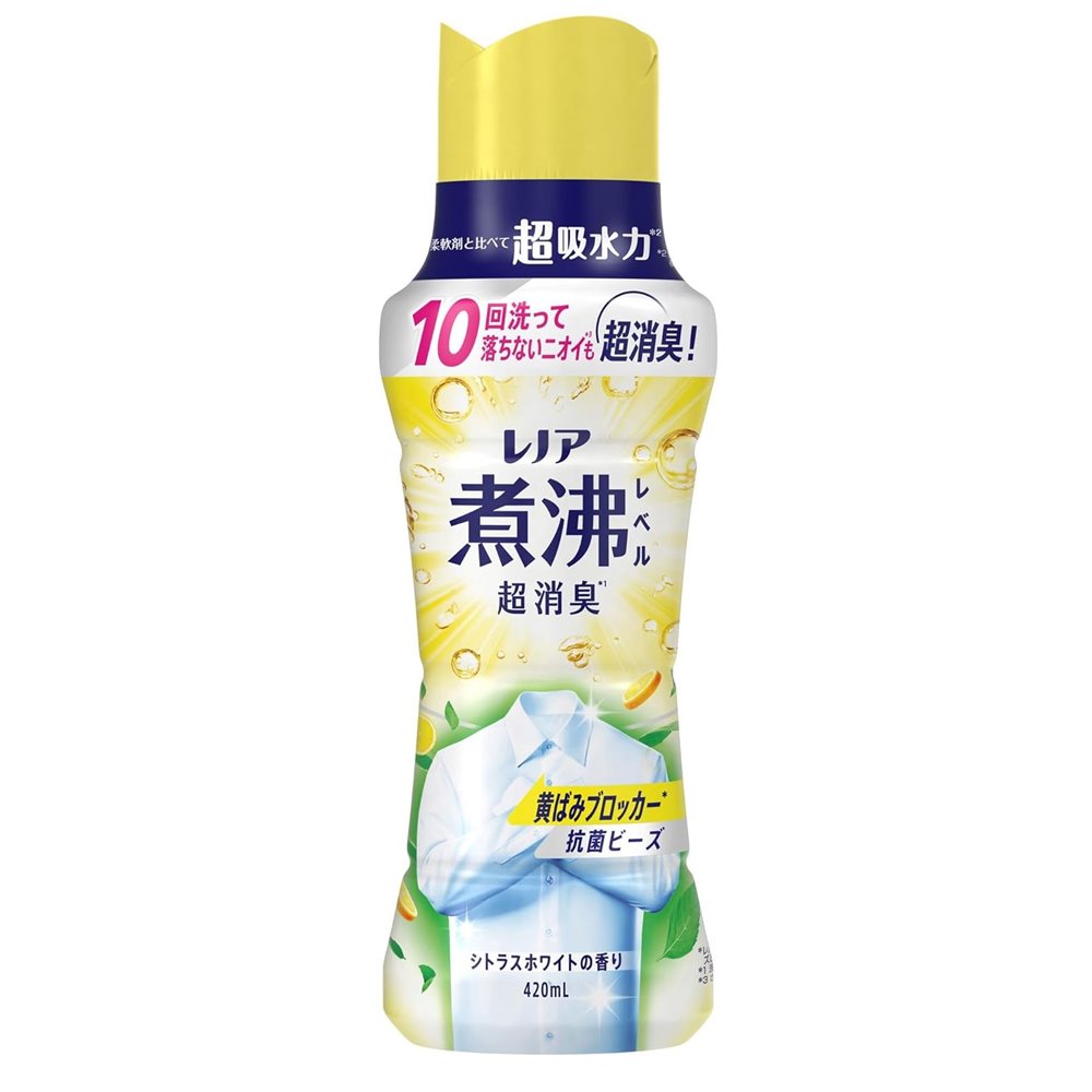 【楽天市場】P&G レノア 煮沸レベル消臭抗菌ビーズ シトラスホワイトの香り 本体 [洗濯 発泡ビーズ 防カビ 部屋干し 衣類] 420mL ...