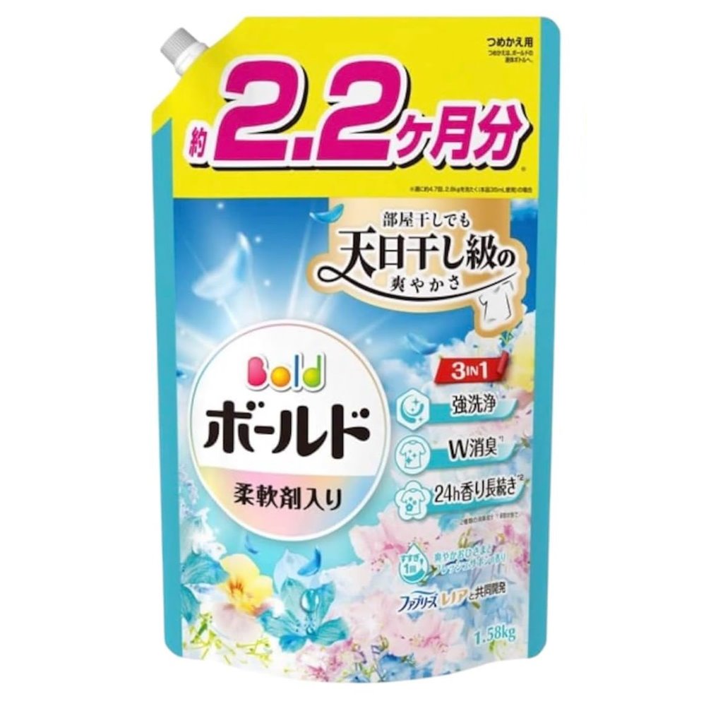楽天市場】P＆G 純正品 ボールドジェル爽やかフレッシュフラワー