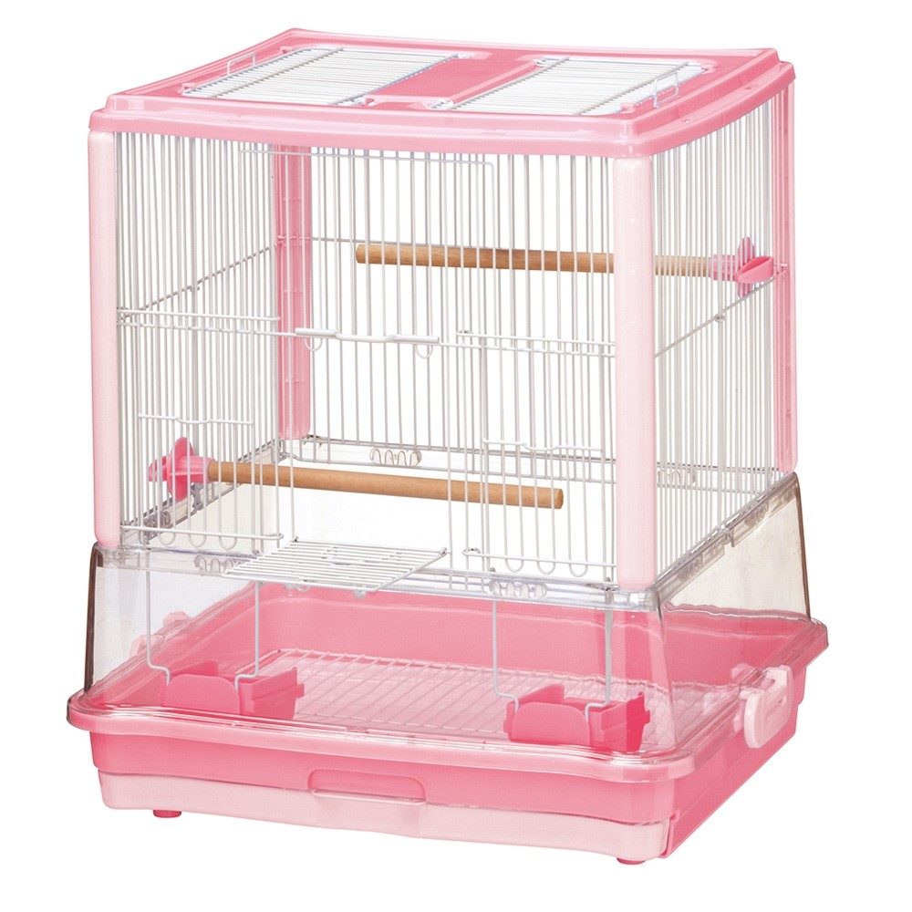 マルカン バードパレスクリーン ピンク [鳥かご 小鳥 ケージ] MB-107