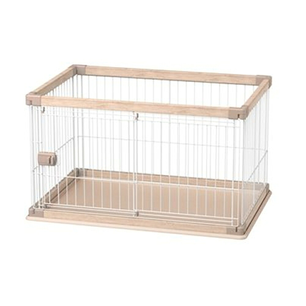 アイリスオーヤマ ウッディサークル 小型犬・中型犬用 [ペット 飼育ドッグ] PWSR-960LV ライトナチュラル 【○】｜ホームセンターヤマキシ店