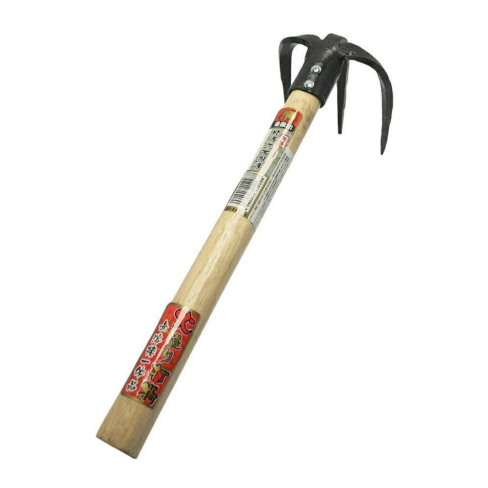 金象 鍛造片手三本熊手