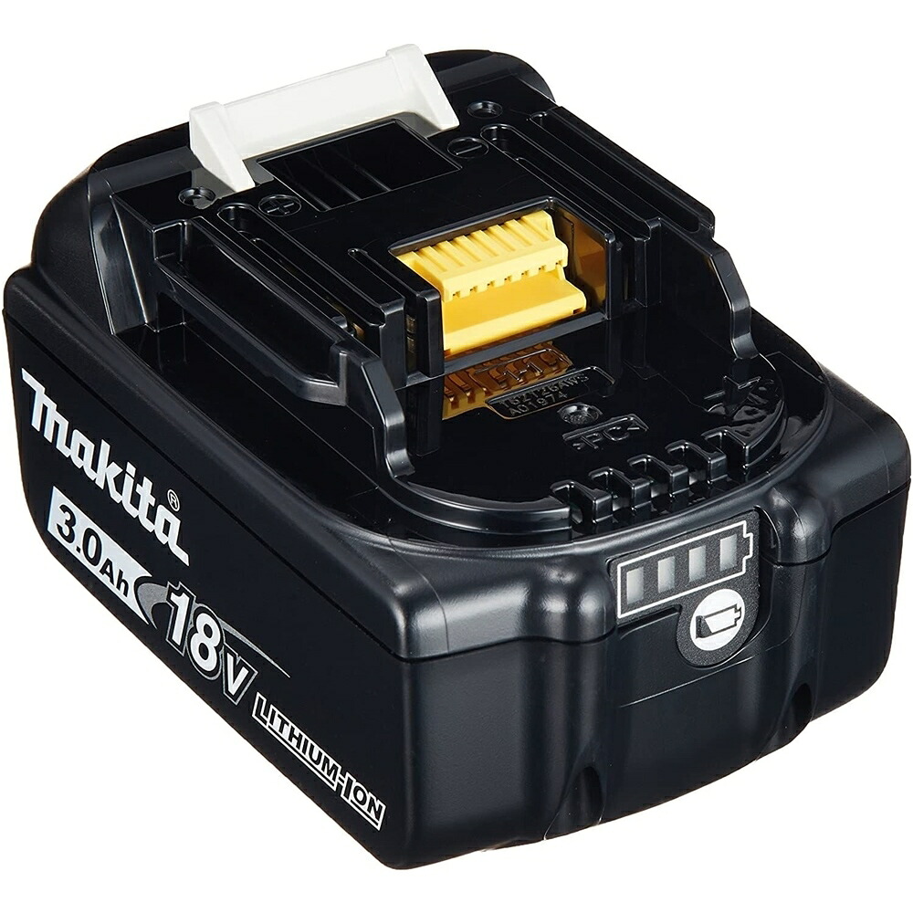 マキタ リチウムイオンバッテリ BL1830B 18V 3.0Ah [電動手道具 独居室 ワット数 備蓄 取り替えっこ] A-60442