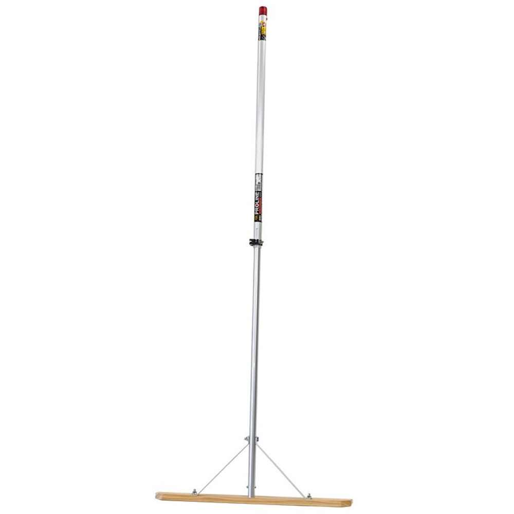 金象PRO PROLINE 伸縮式木製替板レーキ AP柄 [土 アスファルト ならし 整地 締め固め] スクレーパー付き 【○】