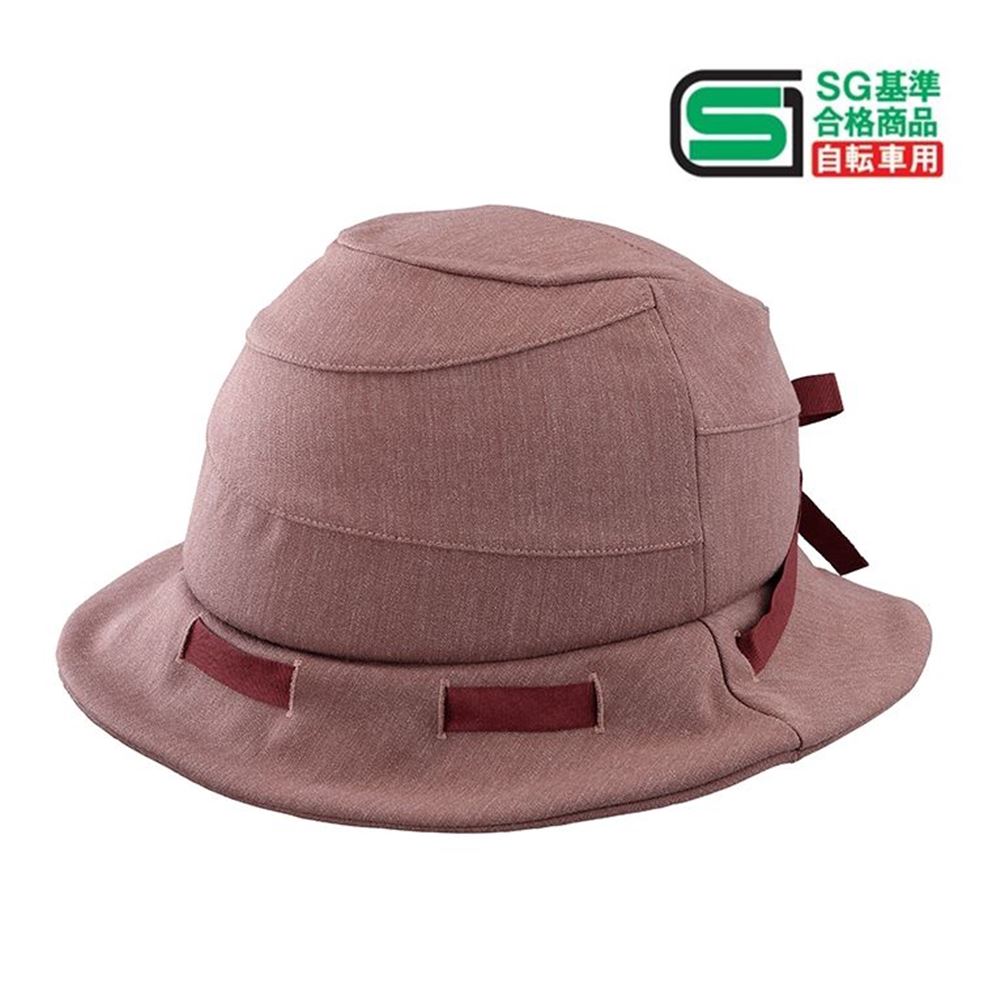 OGK KABUTO ヘルメット SICURE シクレ SG規格 [自転車 帽子 軽量 反射材 女性] 54～57cm ブラウン