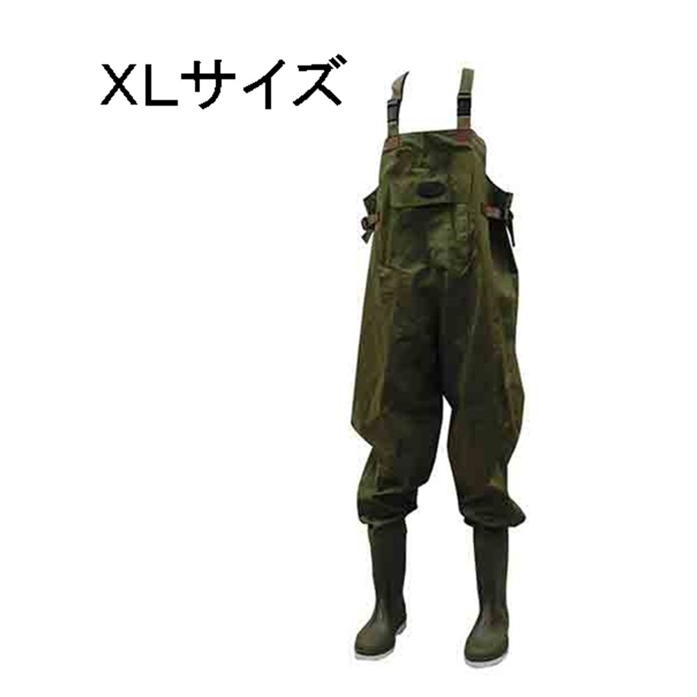 ぽたし 楽天市場】オカモト 胴付き長靴 ウェダーチェスト #80233 [胴長 どうな