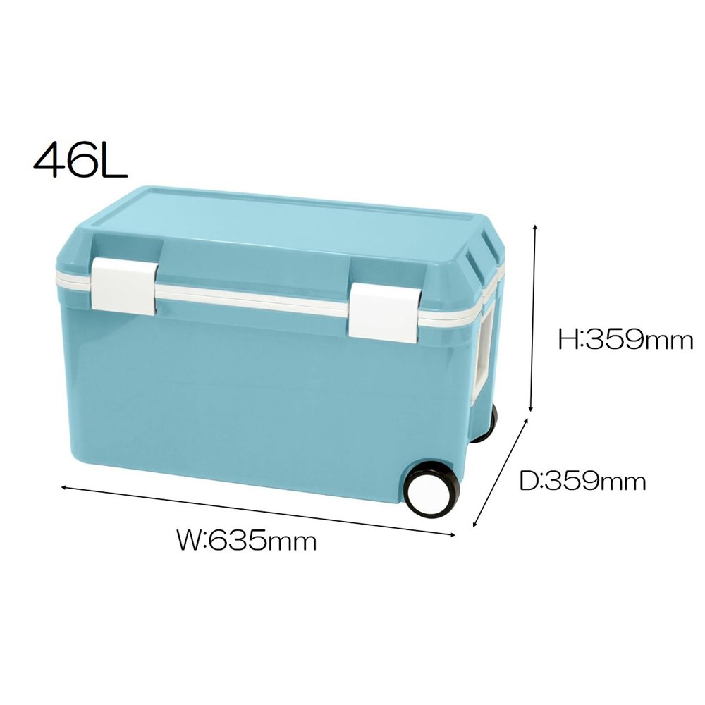 【楽天市場】JEJアステージ クーラーボックス フォレスクルー #45 セラドンブルー 46L [レジャー用品 アウトドア キャンプ 保冷