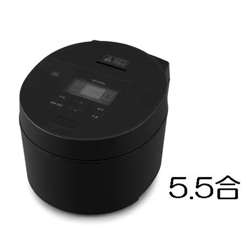 アイリスオーヤマ IHジャー炊飯器 5.5合 黒いこと [家電 御厨子所 炊飯ジャー 上げ米 米] RC-ISA50-B