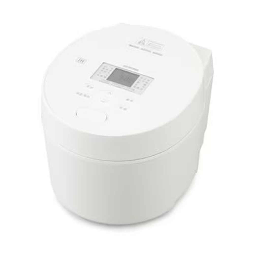 アイリスオーヤマ IHジャー炊飯器 3合炊き [炊飯ジャー 家電 銘柄炊き 白米 無洗米 玄米 ご飯 炊き上がりの食感] RC-ISA30-W ホワイト