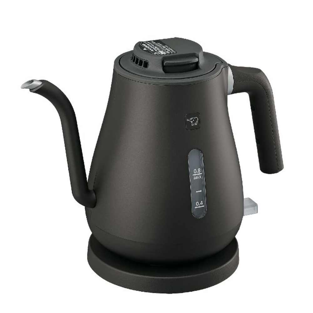 象印 電気ケトル 0.8L [湯沸かし ポット やかん キッチン家電 沸騰 細口タイプ コーヒー ドリップ] CK-LA08 (BZ)セピアブラック