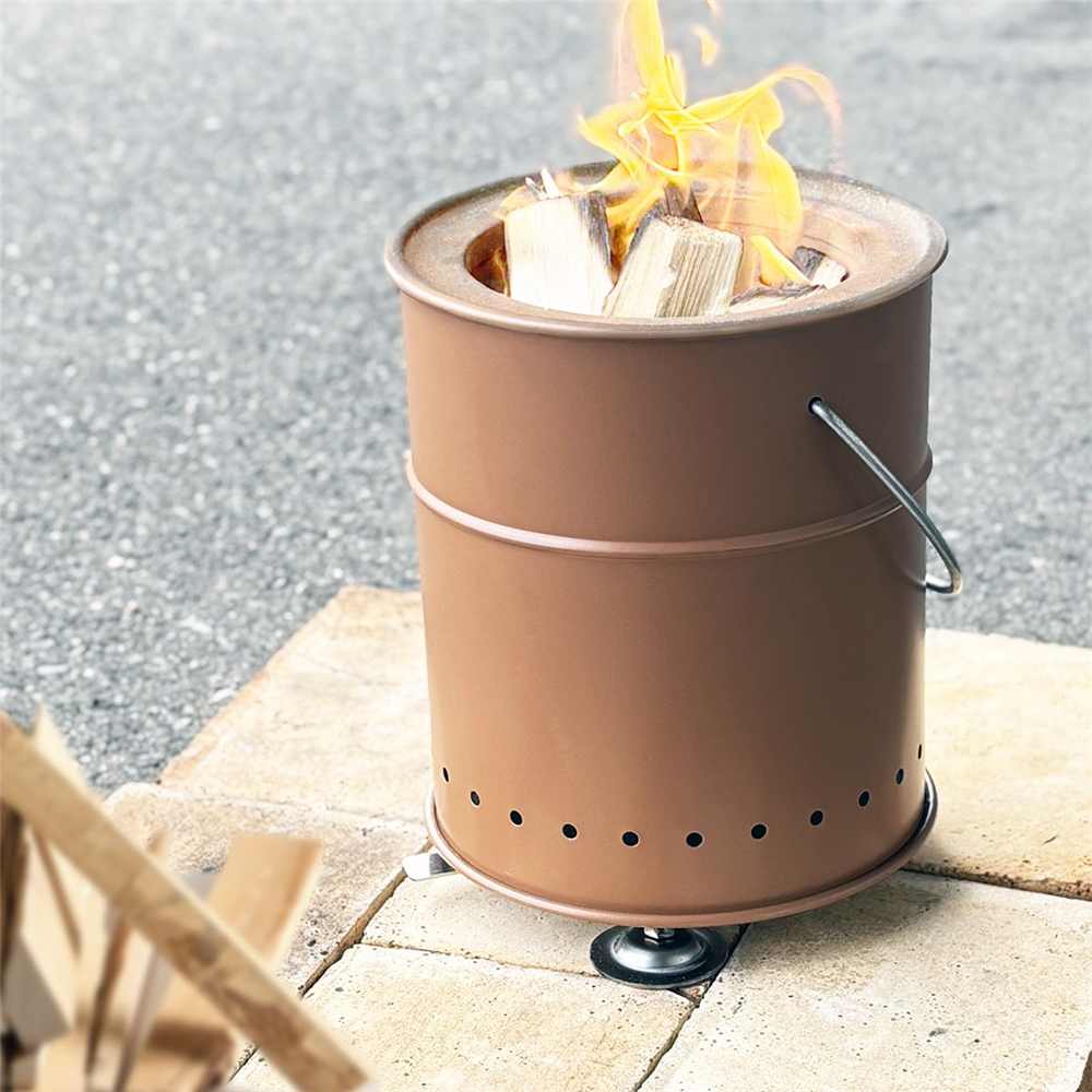 楽天市場】大和金属 レンタンストーブ 練炭1個入用 屋外用 : 農家の