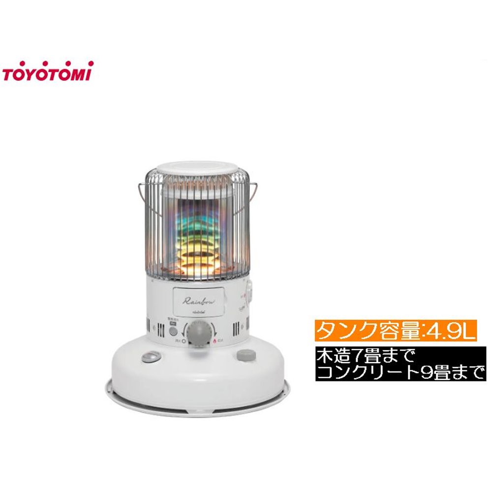 トヨトミ (TOYOTOMI) 独居室受け答え 原油暖房器 (対流形) 白いこと [暖房装置 暖房器 生あたたかい 防災 不仕合わせ 木造7畳まで 混凝土9畳まで] RB-G2524 (W)