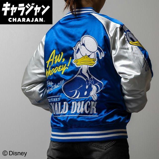 キャラジャン スカジャン ドナルドダック レッドガール Lサイズ メンズ レディース キャラクター charajan ユニセックス イベント ギフト プレゼント