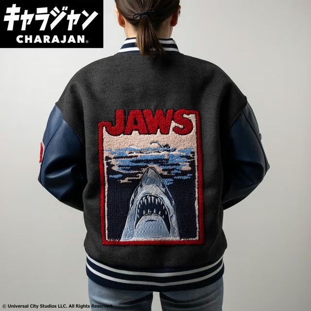 キャラジャン スタジャン ジョーズ ブルーバックシャーク メンズ レディース 文字記号 charajan ユニ一発やる 出来事 差し上げ物 差し上げ物