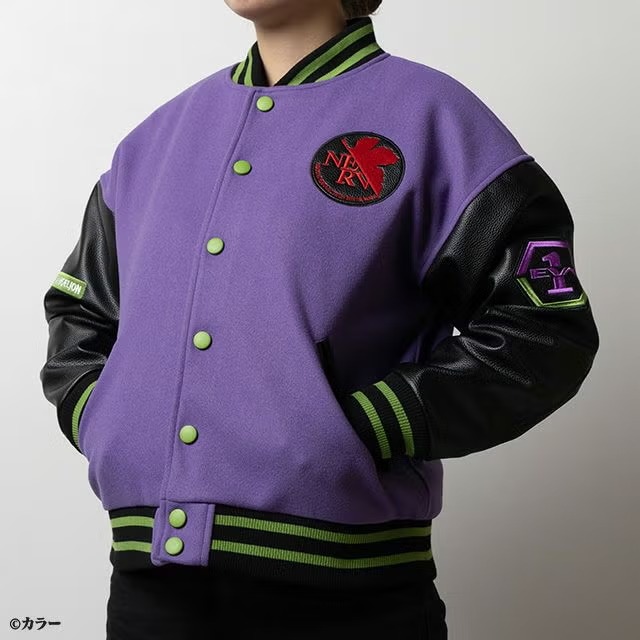 キャラジャン スタジャン エヴァンゲリオン 初号機 メンズ レディース 文字記号 charajan ユニ一発やる 出来事 差し上げ物 差し上げ物