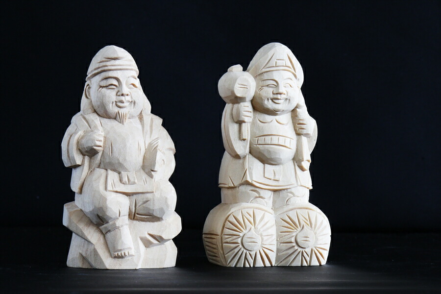 ■七福神・えびす様　ブロンズ像■置物・銅像・福の神・恵比寿・開運・縁起物 □七福神・えびす様 ブロンズ像□置物・銅像・福の神・恵比寿