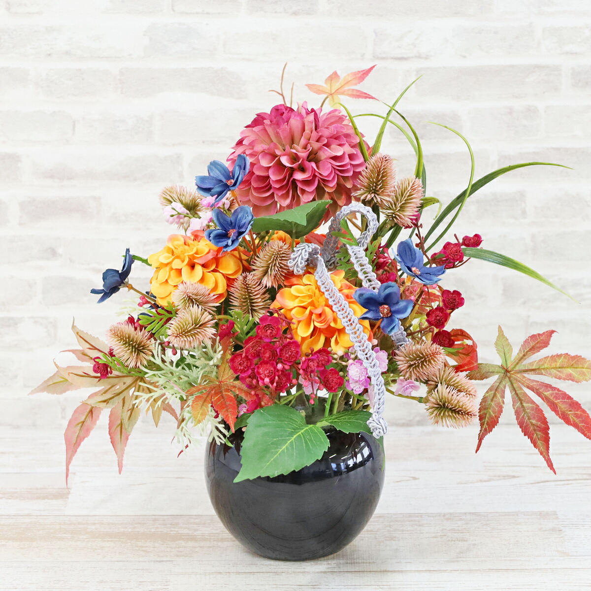 フラワーアレンジメント　造花 造花 アレンジメント H約105cm 移転 装飾 フラワー 花 ギフト