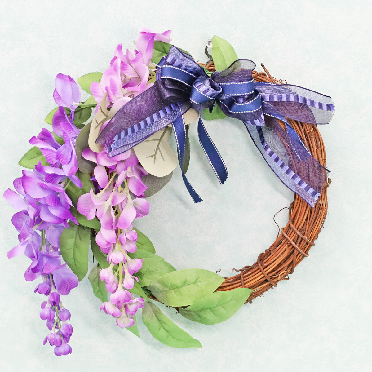 楽天市場】造花 藤の花の鉢植え 春のアレンジ ふじ フジ シルク