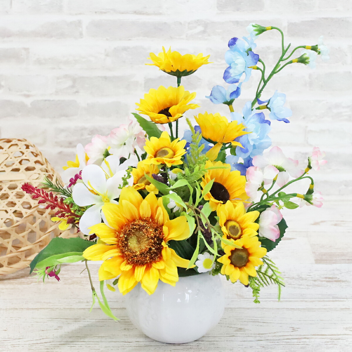 専用 向日葵アレンジ紫陽花プリムラ クレイフラワー 専用 向日葵アレンジ紫陽花プリムラ クレイフラワー 専用 向日葵