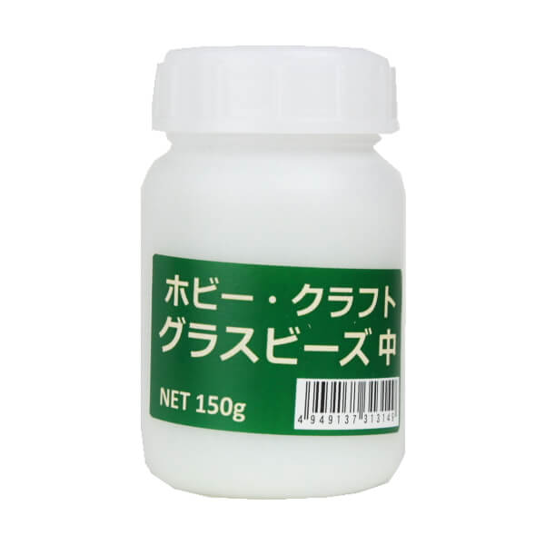 楽天市場 アメリカンフラワー グラスビーズ 中 150g 容器入 メーカー直送代引不可 時間帯指定不可 Kam シルクフラワーの山久