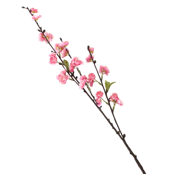 楽天市場】桃 造花 桃の枝 62cm V23089 選べる2色 枝 もも モモ 木 