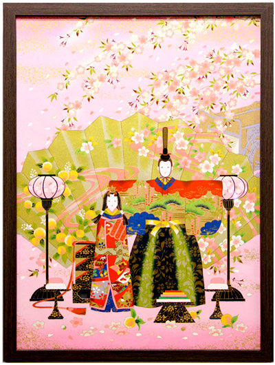 楽天市場】＜京七宝NANASAI＞ 染型七宝 おひなさま 七宝焼 七宝焼き