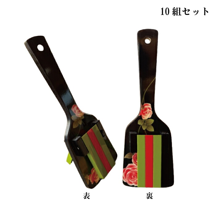 【花鳴子 薔薇 10組セット】 送料無料 よさこい鳴子 よさこい祭り 土佐ひのき 国産 体育祭 文化祭 運動会 応援 ソーラン祭り