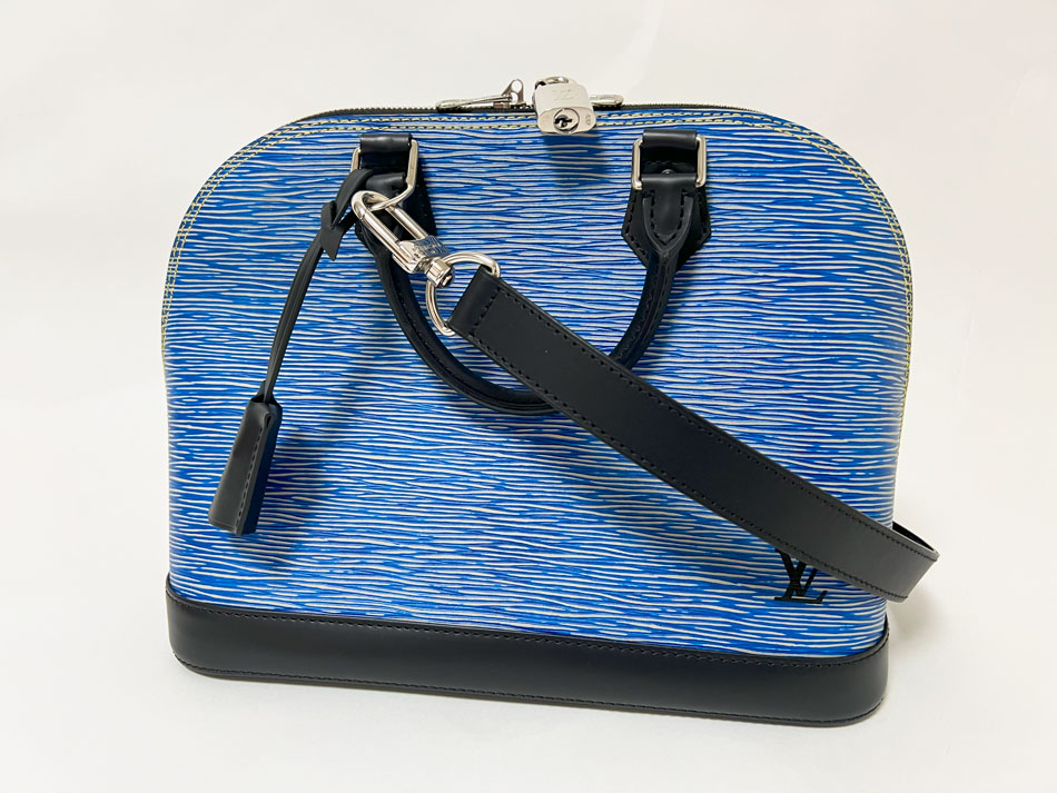 楽天市場】LOUIS VUITTON ルイ ヴィトン エピ デニム ナノアルマ