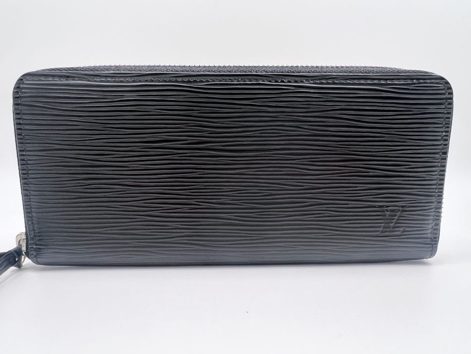 LOUIS VUITTON ルイヴィトン エピ ポルトフォイユ クレマンス  ジッパー紙入れ ノワール 黒いこと M60915 美品【中古】