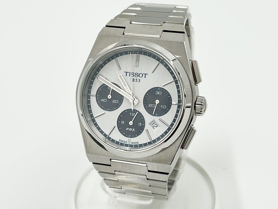 TISSOT ティソ PRX ピーアールエックス オートマティック クロノグラフ バックススケルトン メンズウォッチ ウォッチ T137.427.11.011.01 未当て嵌める品 【中古】