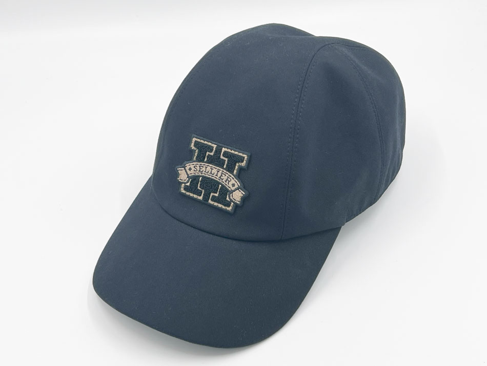 楽天市場】HERMES エルメス キャップ サイズ:59 / デニム レザー