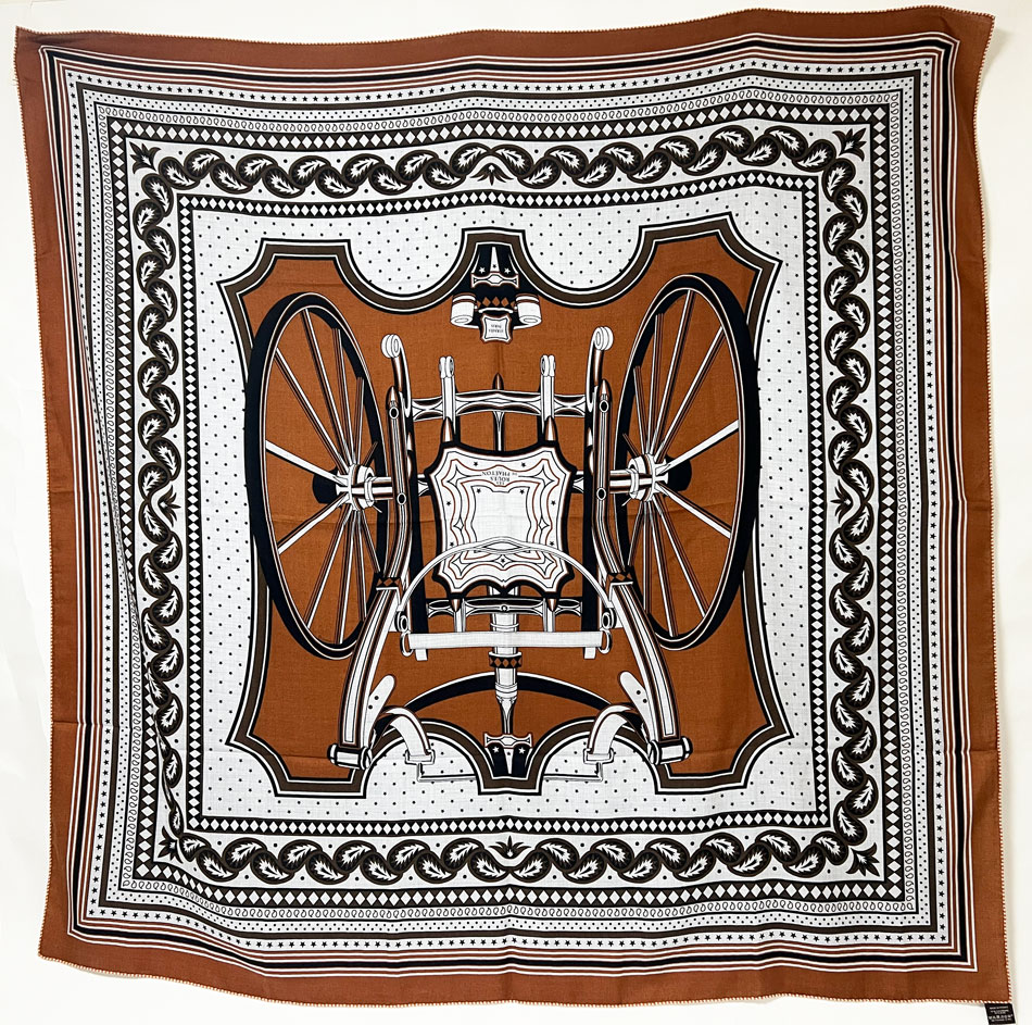 楽天市場】【未使用品】 エルメス ショール カレ ジェアン 140 四輪