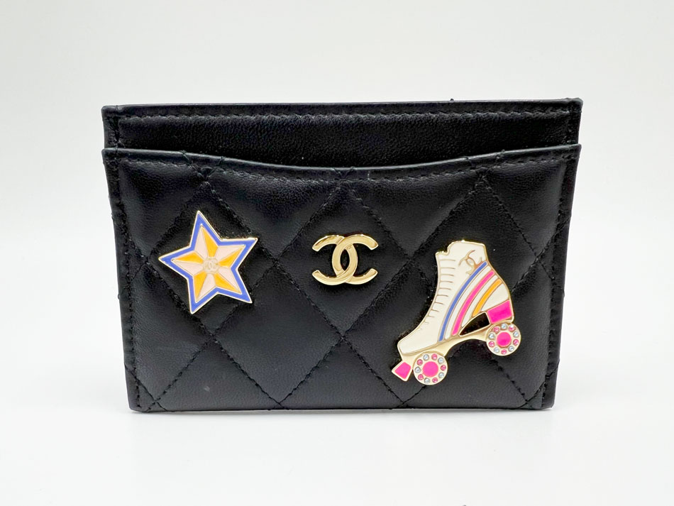 CHANEL シャネル マトラッセ  古典派音楽 歌留多容れもの  歌留多保持者 子ヒツジひと肌 黒いこと 引きつける付き添い人 AP0213 B14967 94305 美品【中古】