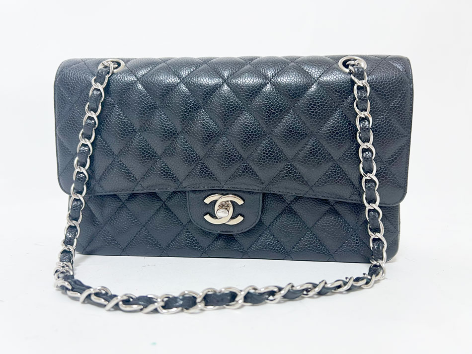美品✨CHANEL マトラッセ25 キャビアスキン　チェーンショルダー CHANEL 新品同様 シャネル マトラッセ 25 チェーン ショルダー
