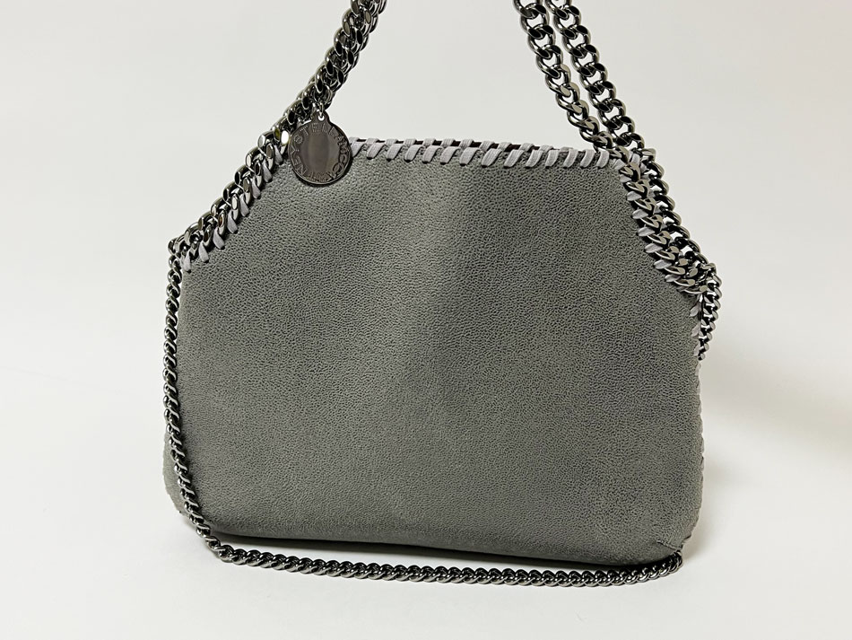 STELLA McCARTNEY ステラマッカートニー ファラベラ 並み並み ショルダーバッグ 薄墨色 700110 W8719  超美品【中古】