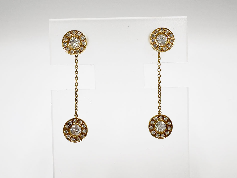 フォーエバーマーク　センターオブマイユニバース　ピアス　K18WG ダイヤモンド フォーエバーマーク FOREVER MARK センターオブマイユニバース