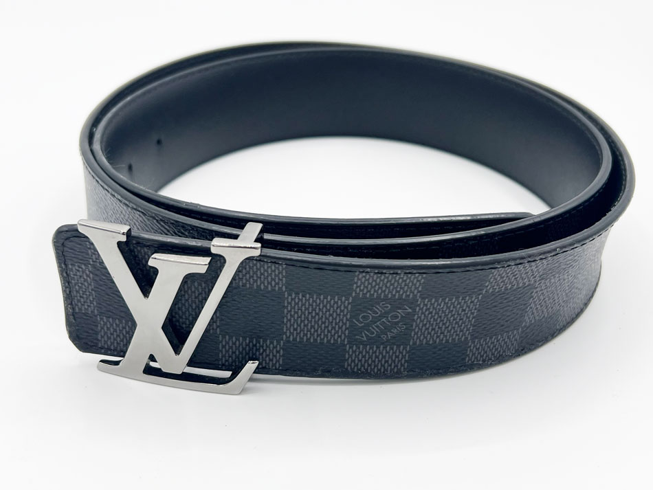 楽天市場】LOUIS VUITTON ルイ ヴィトン ダミエグラフィット ベルト LV